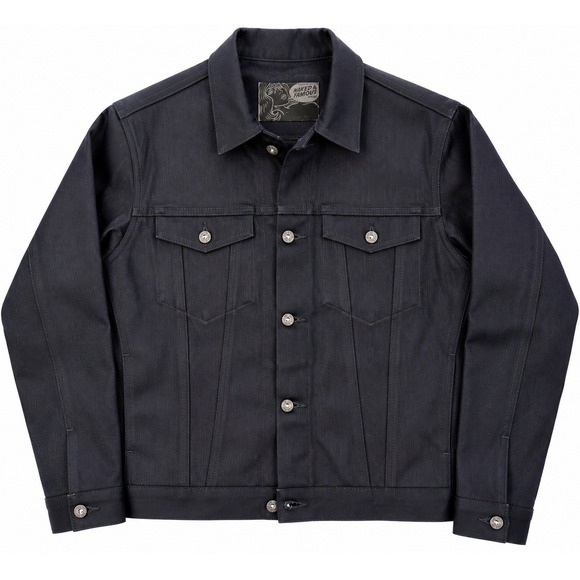Naked & Famous Denim Other - Naked & Famous Denim Jacket L NWOT Left Hand Twill Midnight Edition Raw Japan